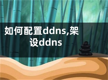 如何配置ddns,架設(shè)ddns