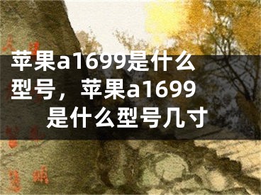 蘋果a1699是什么型號，蘋果a1699是什么型號幾寸