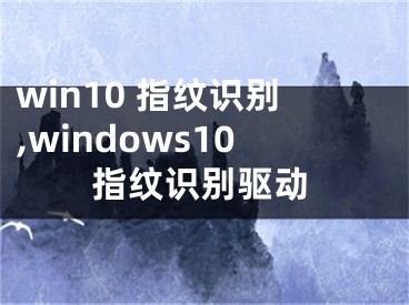 win10 指紋識(shí)別,windows10指紋識(shí)別驅(qū)動(dòng)