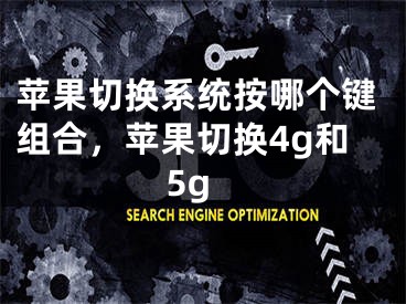 蘋果切換系統(tǒng)按哪個(gè)鍵組合，蘋果切換4g和5g