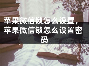 蘋果微信鎖怎么設(shè)置，蘋果微信鎖怎么設(shè)置密碼