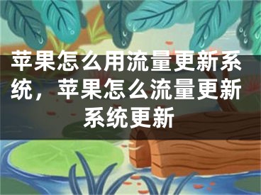 蘋果怎么用流量更新系統(tǒng)，蘋果怎么流量更新系統(tǒng)更新