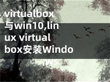 virtualbox與win10,linux virtualbox安裝Windows