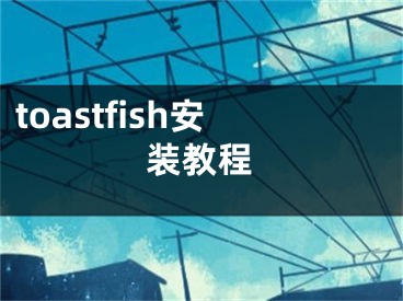 toastfish安裝教程