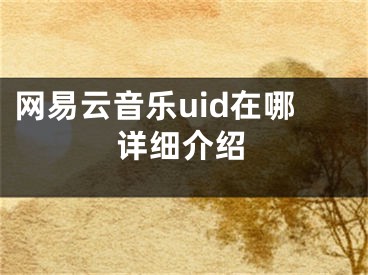 網(wǎng)易云音樂uid在哪詳細(xì)介紹