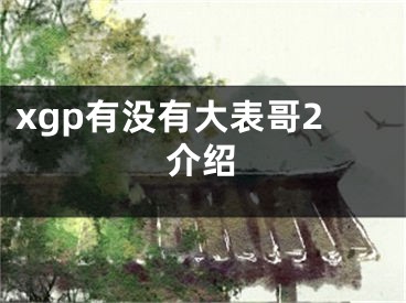 xgp有沒(méi)有大表哥2介紹