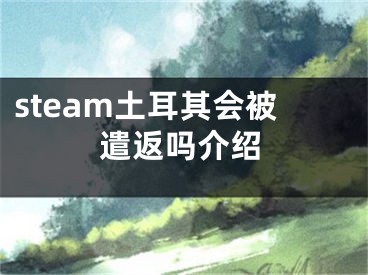 steam土耳其會被遣返嗎介紹