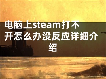 電腦上steam打不開(kāi)怎么辦沒(méi)反應(yīng)詳細(xì)介紹