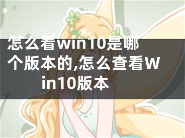 怎么看win10是哪個版本的,怎么查看Win10版本