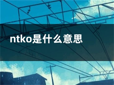 ntko是什么意思