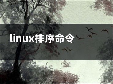 linux排序命令