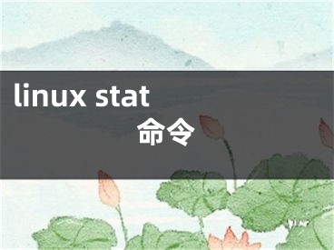 linux stat命令