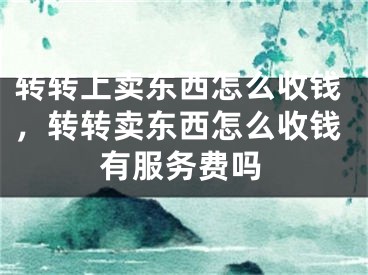 轉(zhuǎn)轉(zhuǎn)上賣東西怎么收錢，轉(zhuǎn)轉(zhuǎn)賣東西怎么收錢有服務(wù)費嗎