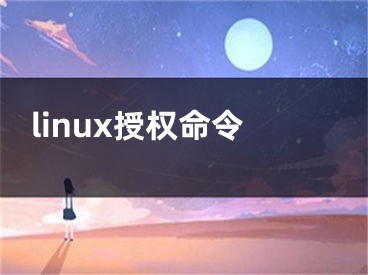 linux授權(quán)命令