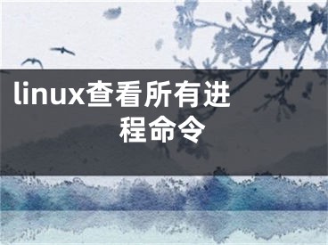 linux查看所有進(jìn)程命令