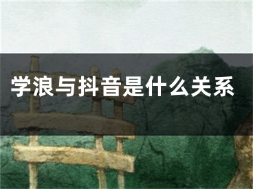 學(xué)浪與抖音是什么關(guān)系