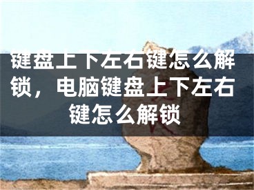 鍵盤上下左右鍵怎么解鎖，電腦鍵盤上下左右鍵怎么解鎖