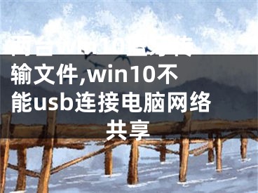 兩臺win10藍牙傳輸文件,win10不能usb連接電腦網(wǎng)絡(luò)共享