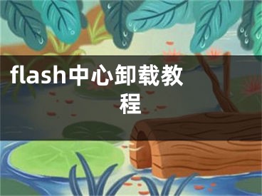 flash中心卸載教程