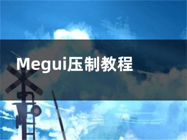 Megui壓制教程