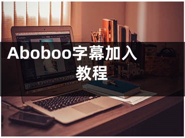 Aboboo字幕加入教程