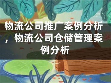 物流公司推廣案例分析，物流公司倉儲管理案例分析