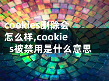 cookies刪除會(huì)怎么樣,cookies被禁用是什么意思