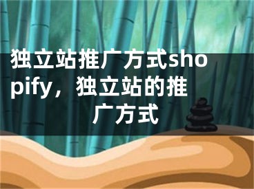 獨立站推廣方式shopify，獨立站的推廣方式