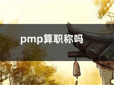 pmp算職稱嗎