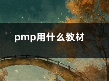 pmp用什么教材