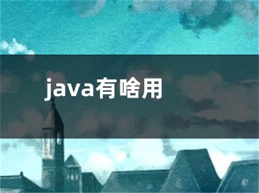 java有啥用