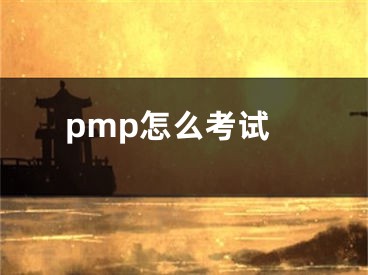 pmp怎么考試