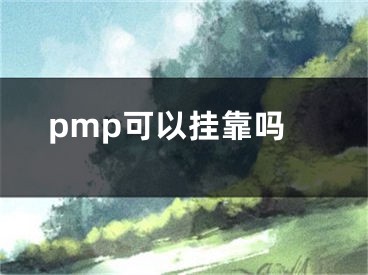 pmp可以掛靠嗎