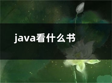 java看什么書(shū)