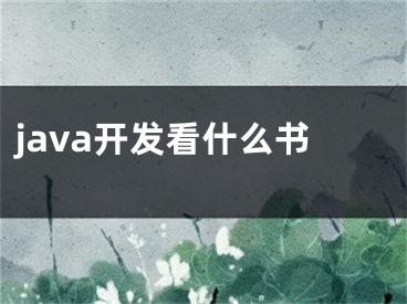 java開發(fā)看什么書