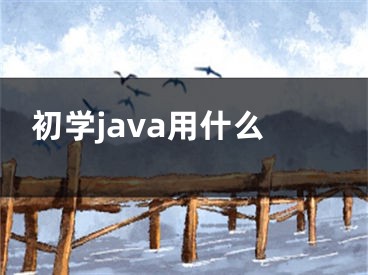 初學(xué)java用什么