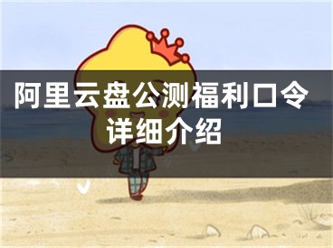 阿里云盤公測福利口令詳細(xì)介紹