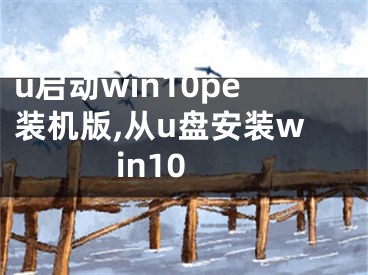 u啟動(dòng)win10pe裝機(jī)版,從u盤(pán)安裝win10