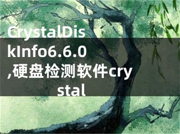 CrystalDiskInfo6.6.0,硬盤檢測(cè)軟件crystal