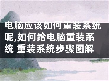 電腦應(yīng)該如何重裝系統(tǒng)呢,如何給電腦重裝系統(tǒng) 重裝系統(tǒng)步驟圖解