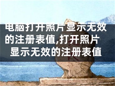 電腦打開照片顯示無效的注冊表值,打開照片顯示無效的注冊表值