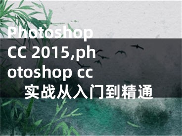 Photoshop CC 2015,photoshop cc實(shí)戰(zhàn)從入門到精通