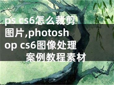 ps cs6怎么裁剪圖片,photoshop cs6圖像處理案例教程素材